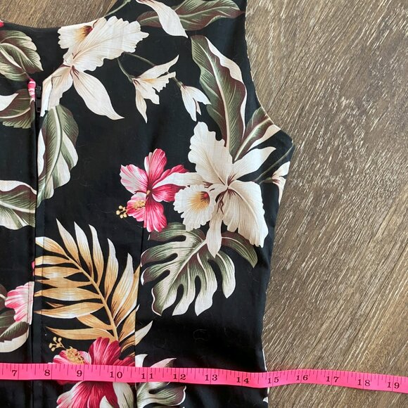 Jade Fashions Black Orchid Size XS Princess Hawaiian Dress - Picture 9 of 10